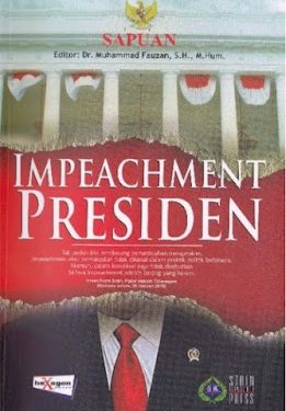 Buku Sapuan S.Ag., M.H. “Impeachment Presiden”