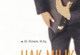 Buku Dr. Ridwan, M.Ag. “Hak Milik”