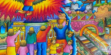 Lukisan Khaira Atiqah Hafidzah Arla