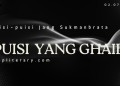 Puisi – Puisi Jang Sukmanbrata